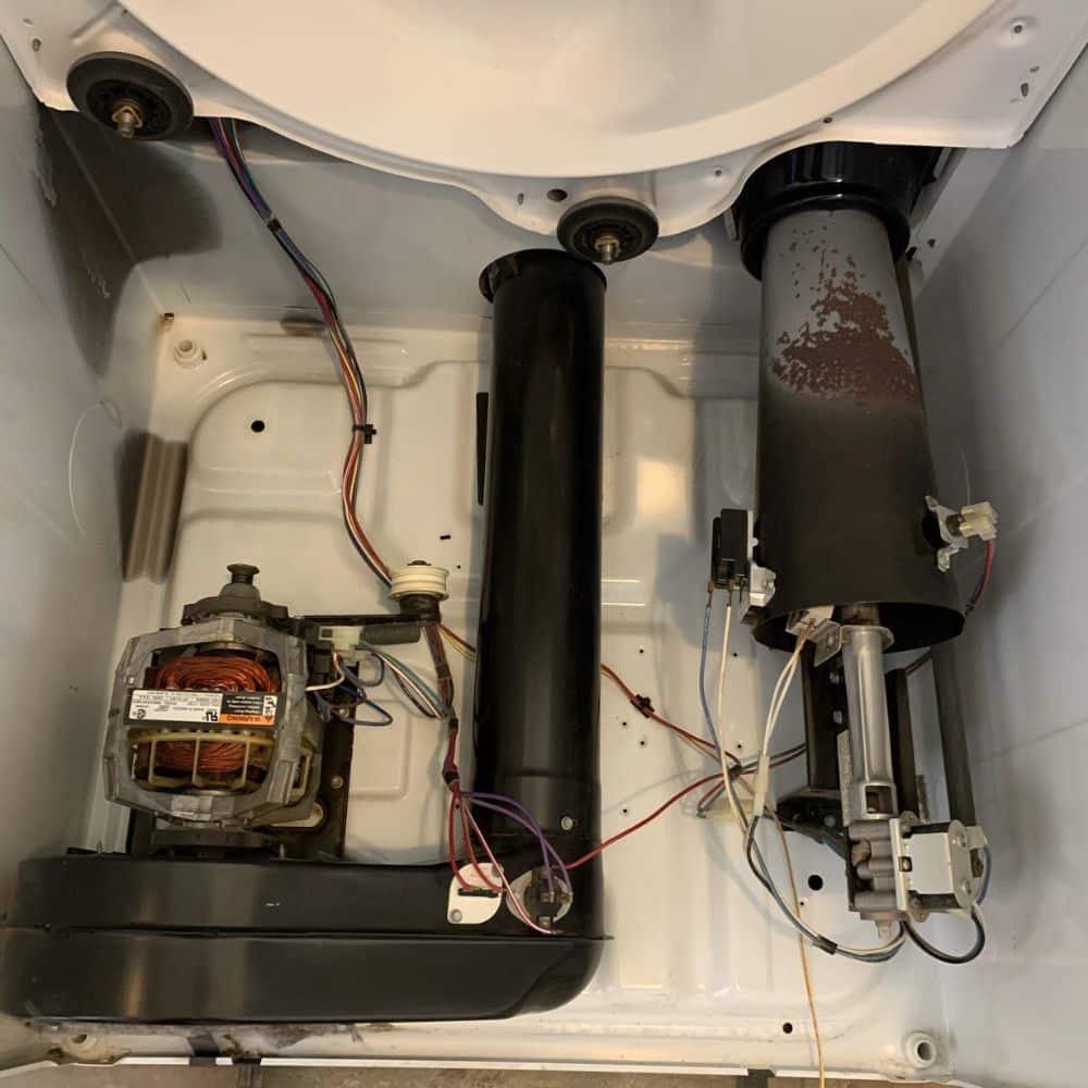 Dryer Interior After Maintenance